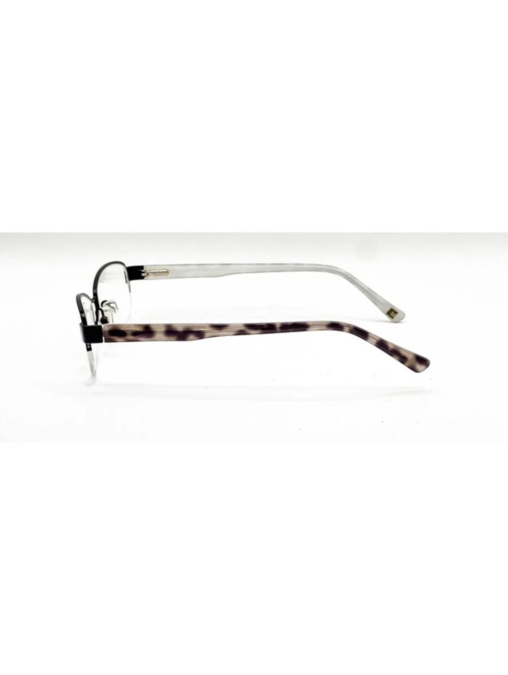 Marchon Nyc Tammany 001 Black White Authentic Eyeglasses 51-18-135